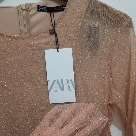 NWT SPARKLY TULLE DRESS  BRONZE 4688/242. - Picture 7 of 10